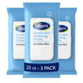 Buy now Cetaphil Face and Body Wipes, Gentle Skin Cleansing Cloths, 25 Count (Pack of 3), for Dry, Sensitive Skin, Flip Top Closure, Great for the Gym, Travel, in the Car, Hypoallergenic, Fragrance Free at indiglob india
