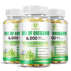 Oil of Oregano with Black Seed Oil, 6000mg/Serving, 150 Softgels | Oregano Oil Capsules for Immune Support with High Carvacrol & Thymoquinone, Antioxidant, Non-GMO, Gluten Free