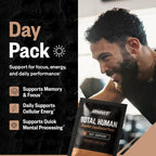 ONNIT Total Human Daily Multivitamin Packs for Men & Women, 30-Day Supply | Comprehensive day & night capsule packs; vitamins, minerals & herbs for daily wellness; 60 packs, 30-day supply, men & women