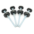 Vmaisi 4 Pack 8MM Baby Gates Threaded Spindle Rod, Replacement Parts Kits
