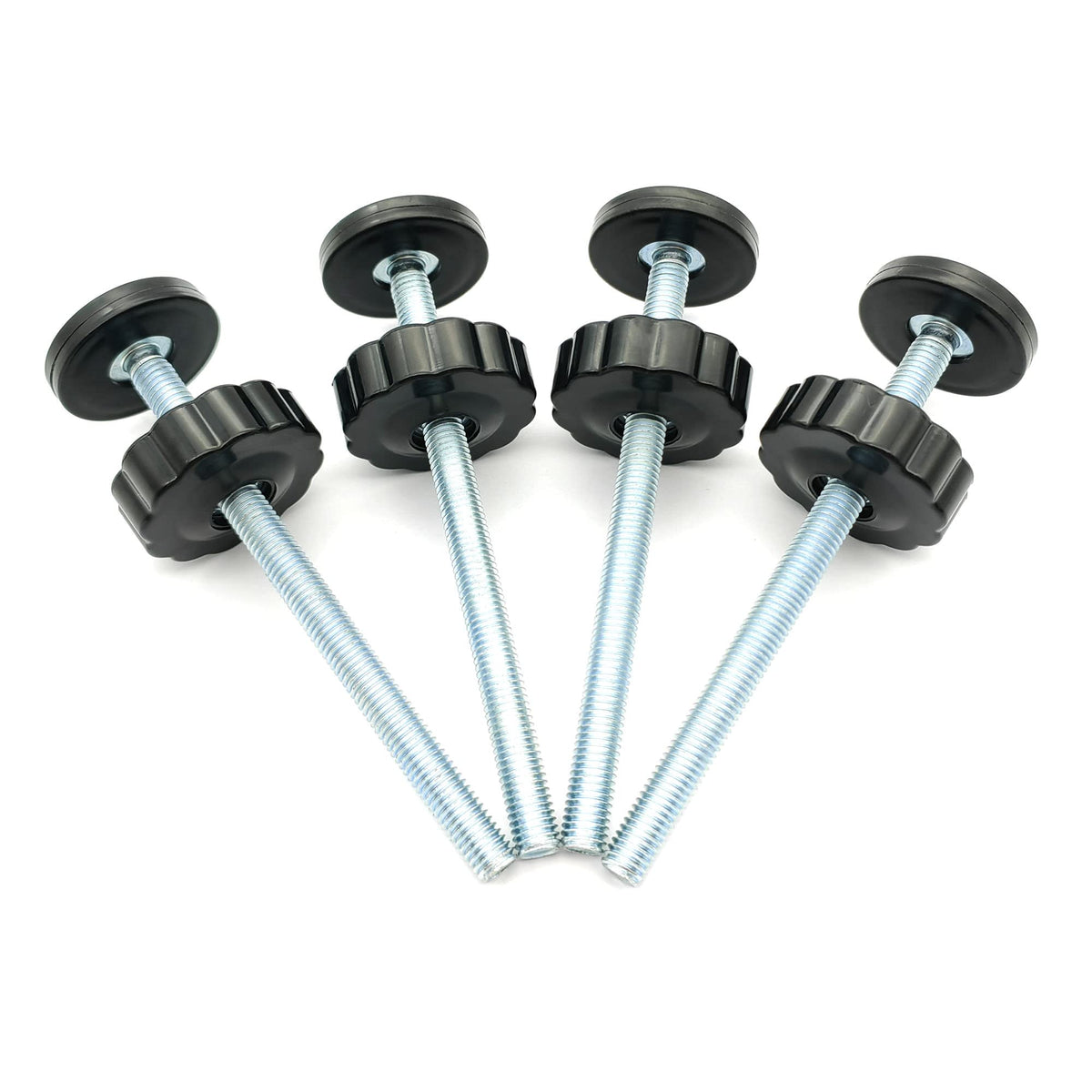 Vmaisi 4 Pack 8MM Baby Gates Threaded Spindle Rod, Replacement Parts Kits