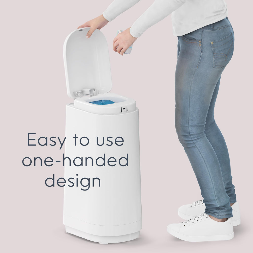 Diaper Genie Essence Diaper Pail with Easy Roll Refill (18 Bags)