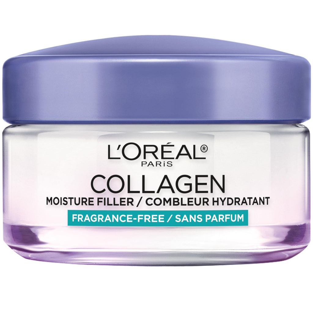 L’Oreal Paris Collagen Daily Face Moisturizer, Anti Aging Face Cream to Reduce Wrinkles and Provide Intense Hydration, 1.7 oz