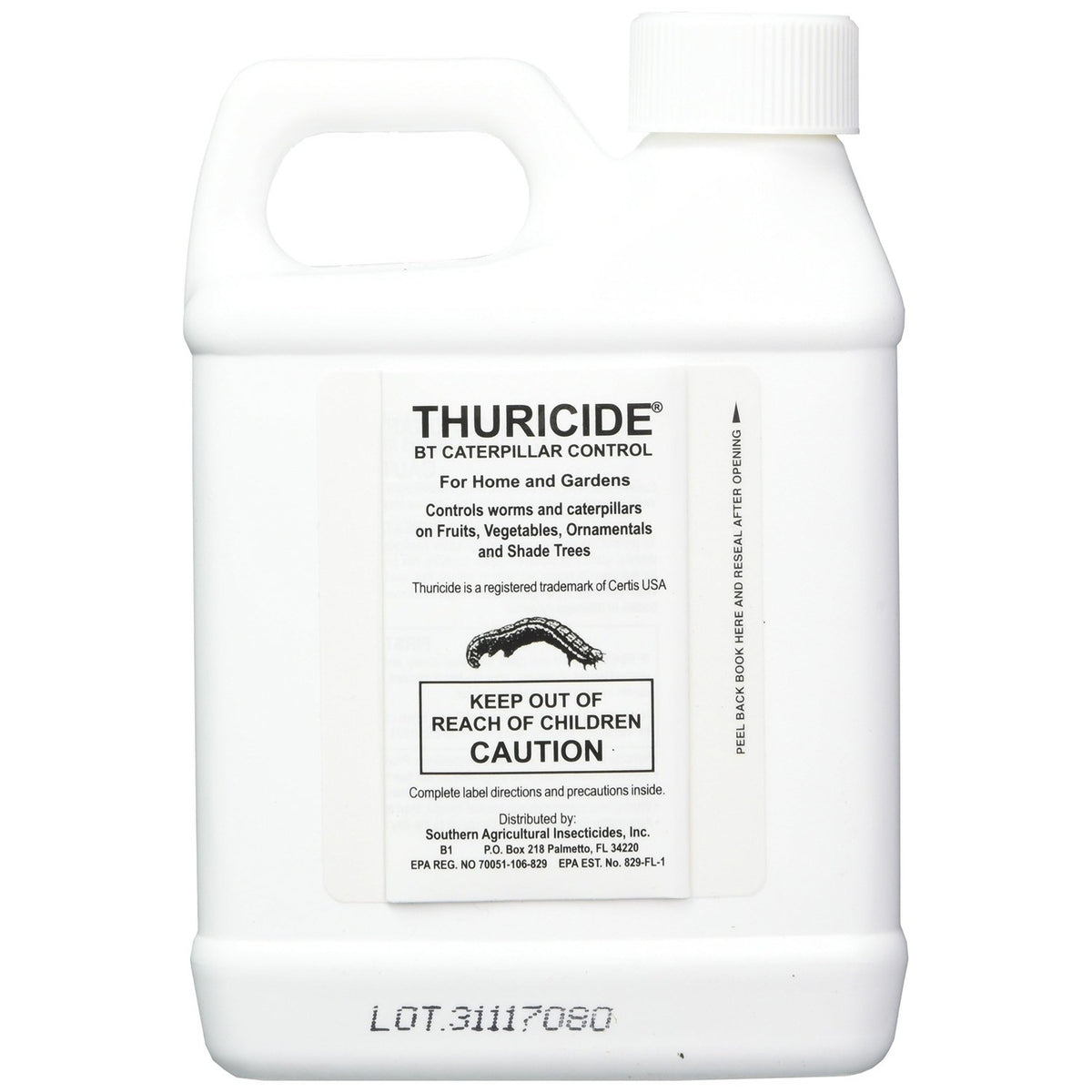 Southern Ag Thuricide BT Caterpillar Control, 16oz - Pint