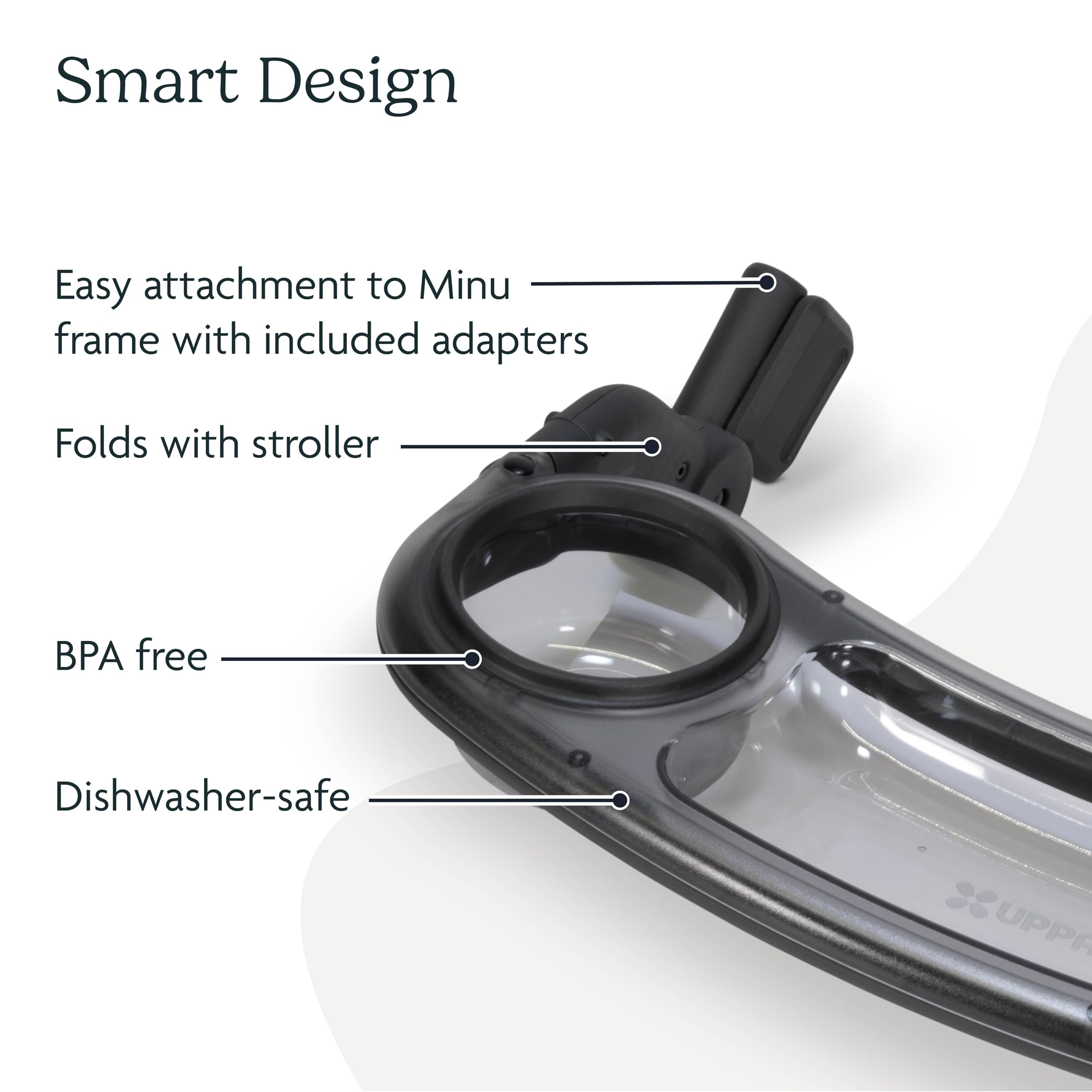 Buy now UPPAbaby Snack Tray for Minu + Minu V2 Stroller/Quick Attachment/Folds with Stroller at indiglob india