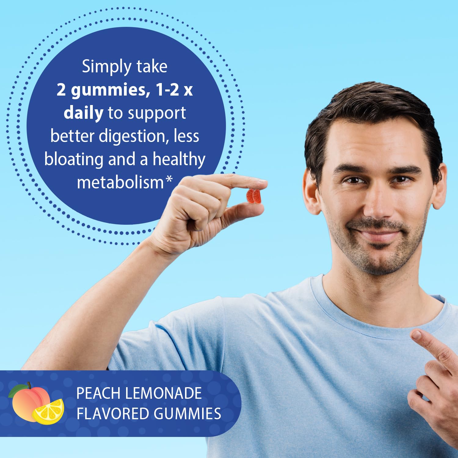 Florastor Prebiotic and Probiotic Gummies with Vitamin B12, 56 Gummies | Digestive and Metabolic Support Blend for Multi-Action Care, Probiotic Gummies for Women and Men