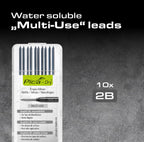 Pica Dry Graphite Refill, 4030, 10 Pack