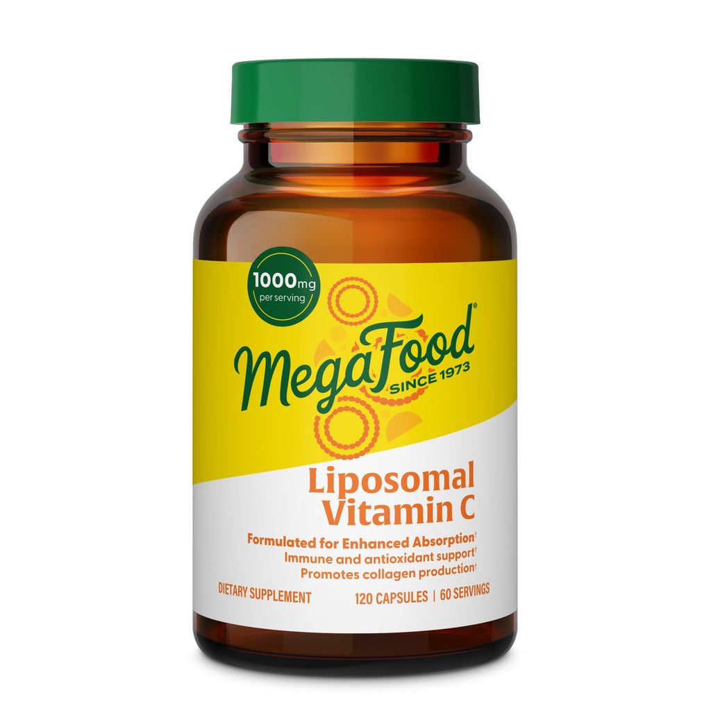 MegaFood Liposomal Vitamin C, Antioxidant & Immune Support, 120 Capsules