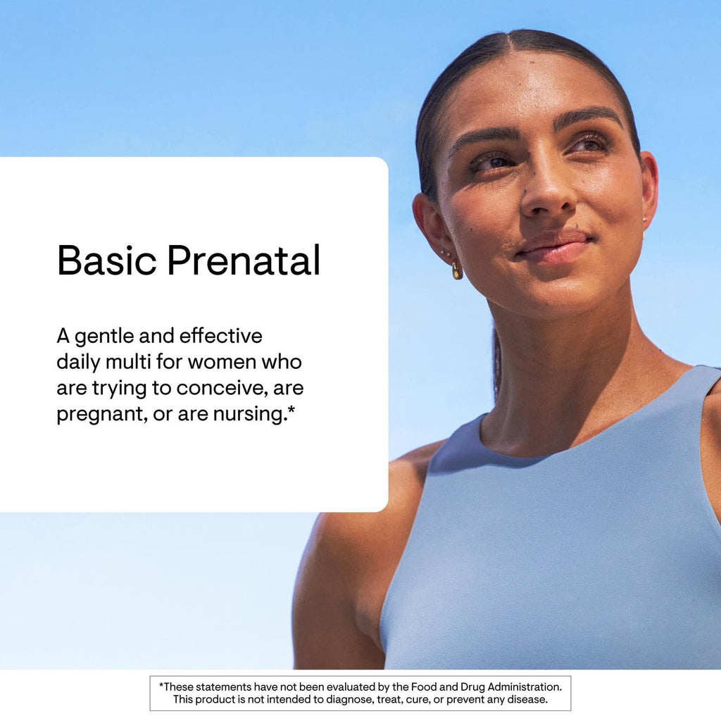 THORNE - Comprehensive Prenatal Bundle: Women's Basic Prenatal Multi & DHA - Baby’s Brain, Health Support - 30 Servings