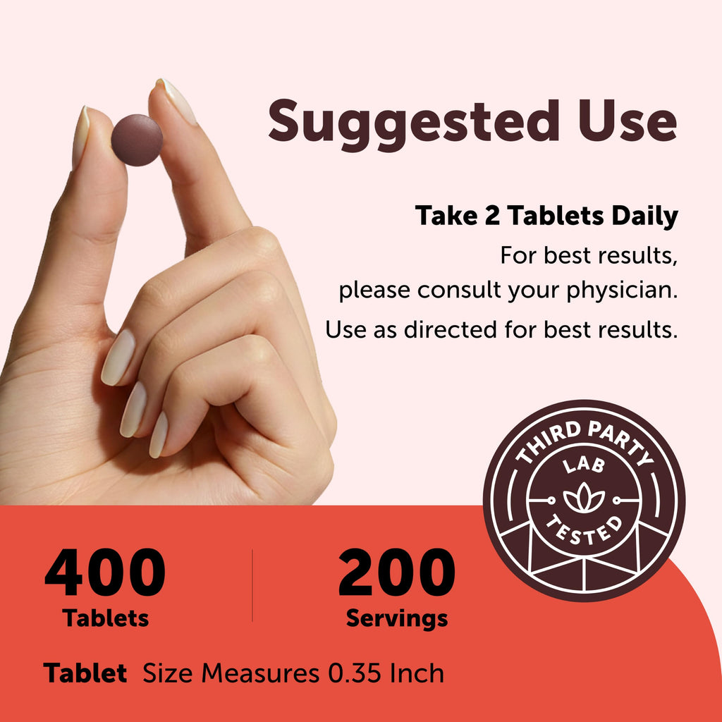 Micro Ingredients Beet Root with Grape Seed Extract & CoQ10, 400 Tablets | 200 Servings | Beet Root Supplements from Beetroot Extract | Non-GMO, Gluten Free