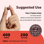 Micro Ingredients Beet Root with Grape Seed Extract & CoQ10, 400 Tablets | 200 Servings | Beet Root Supplements from Beetroot Extract | Non-GMO, Gluten Free