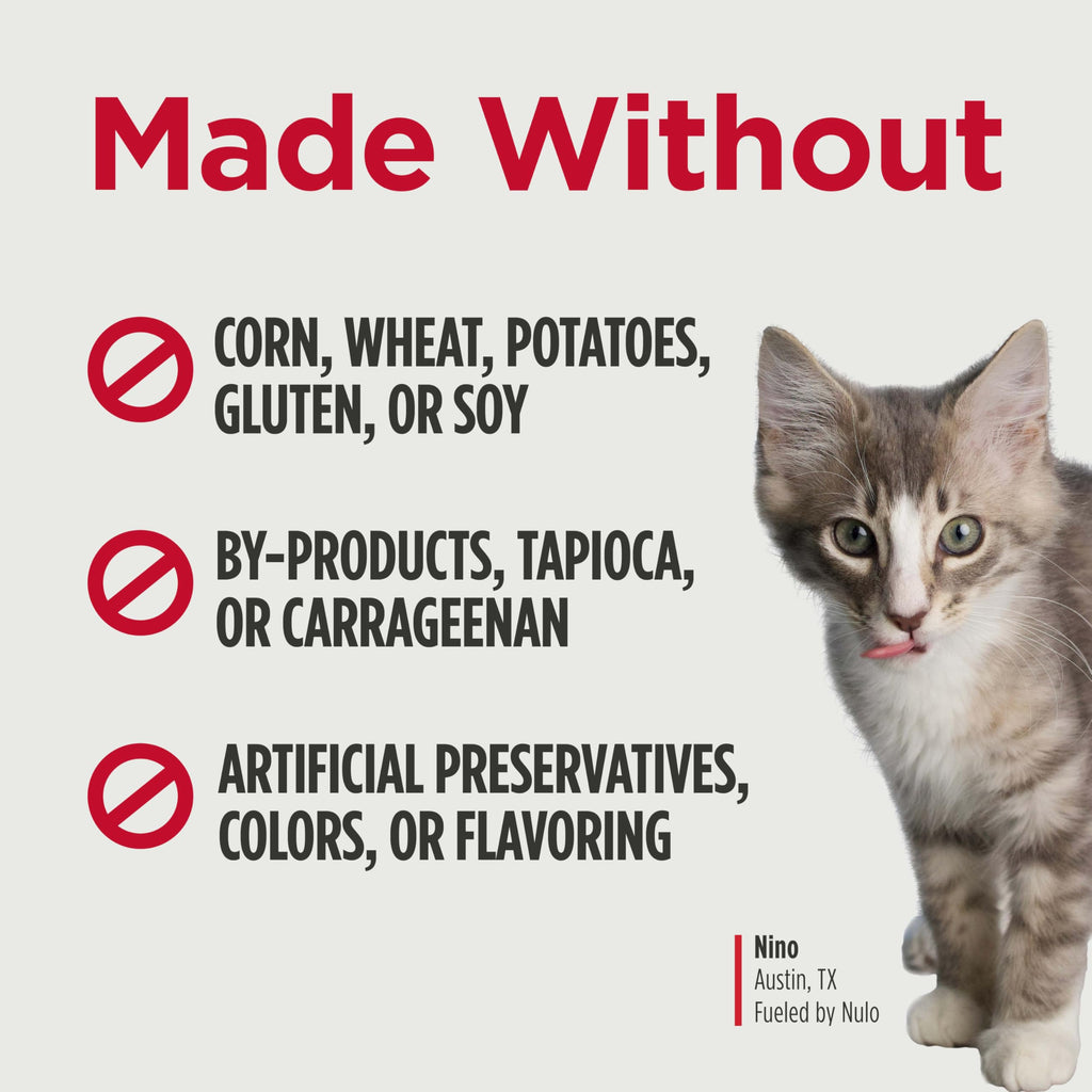 Nulo Wet Kitten Food, Silky Mousse, Variety Pack, 1.75 oz x 12