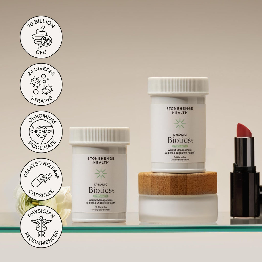 Stonehenge Health Dynamic Biotics+ for Women | Weight, Mood & Gut Support