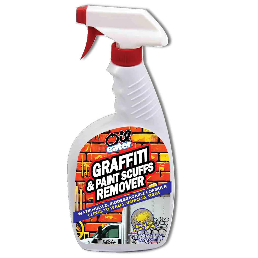Pro Strength Cleaner for Graffiti, Paint Scuff, Overspray, Paint Spills, Permanent Markers - Brick Walls, Vehicles, Signs, Painted Walls & More