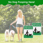 2 Pack Pick Up After Your Dog Sign, Clean up After Your Dog Signs
