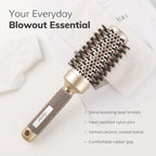 Buy now Round Brush for Blow Drying, Nano Thermal Ceramic & Ionic Tech Hair Brush with Boar Bristles, Professional Round Barrel Brush for Styling, Curling & Straightening by Sndyi (2.9 Inch, Barrel 1.7 Inch) at indiglob india