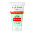 Neutrogena Oil Free Acne Stress Control Power Clear Face Scub, 4.2 fl oz | 2% Salicylic Acid, Acne-Prone Skin, Exfoliating Daily Facial Scrub