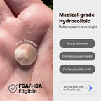 Buy now AVARELLE Acne Cover Patches, Eligible Hydrocolloid Pimple Patches for Face with Tea Tree Oil, Korean Skincare Zit Patches for Face | HSA Store Eligible Items | Vegan, Cruelty-free at indiglob india
