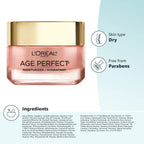 L'Oreal Paris Age Perfect Rosy Tone Anti-Sagging Face Moisturizer, Renew & Revive Healthy Tone, 1.7 oz (Packaging May Vary)