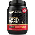 Buy now Optimum Nutrition Gold Standard 100% Whey Protein Powder, Strawberry Banana, 5 Pound (Packaging May Vary) at indiglob india
