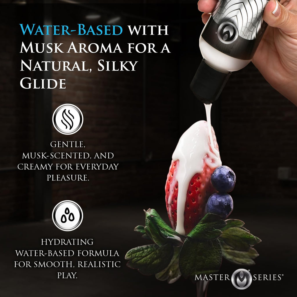 MASTER SERIES Creamy White Scented WaterBased Body Glide 8.5 Oz Men, Women