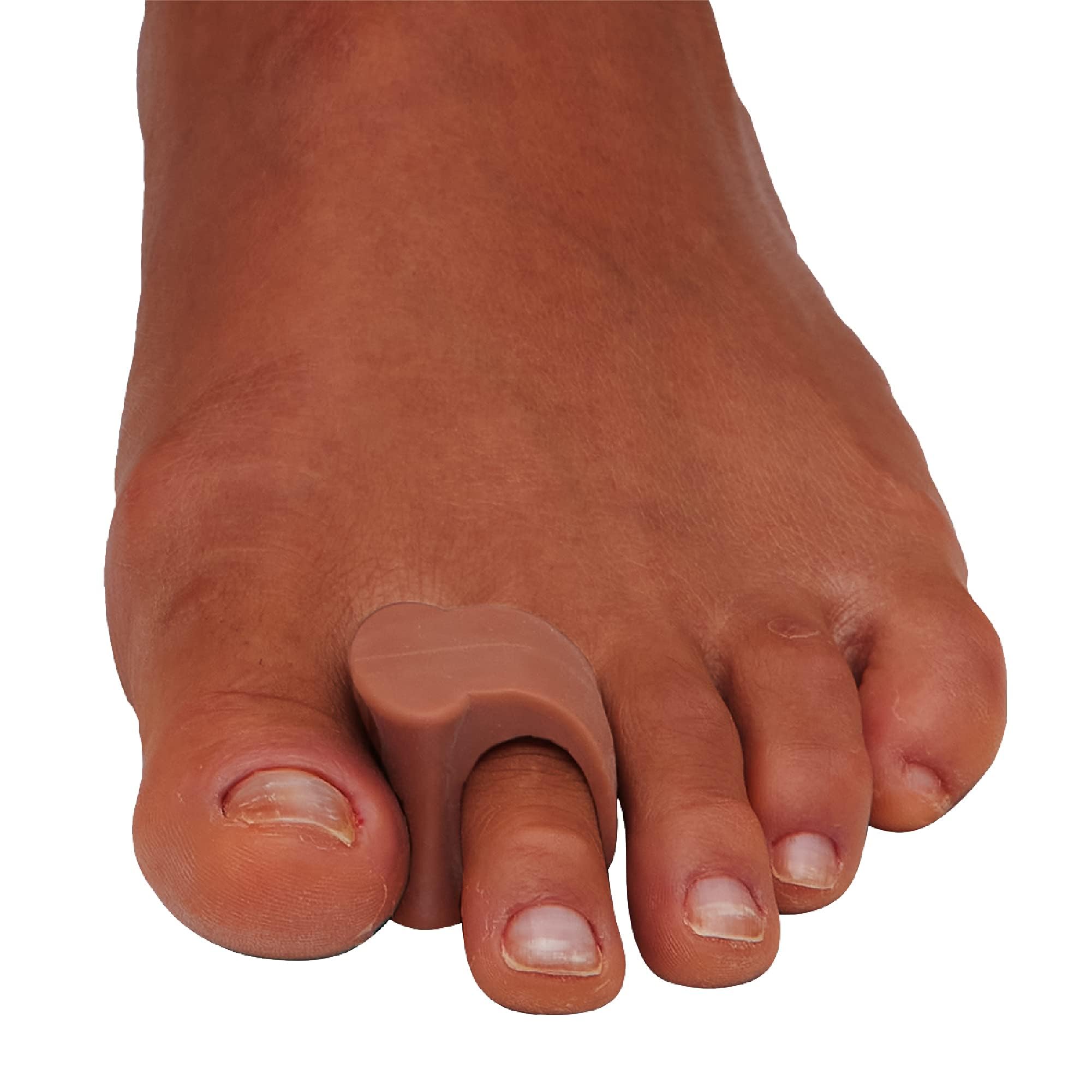 Buy now ZenToes Gel Toe Separators for Overlapping Toes, Bunions, Big Toe Alignment, Corrector and Spacer - 4 Pack (White) Cocoa at indiglob india