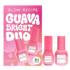 Buy now Glow Recipe Guava Brightening Korean Skincare Gift Set - Vitamin C Under Eye Cream Treatment + Hydrating Vitamin C Dark Spot Face Serum with Niacinamide & Peptides, Travel Size (2 Count) at indiglob india