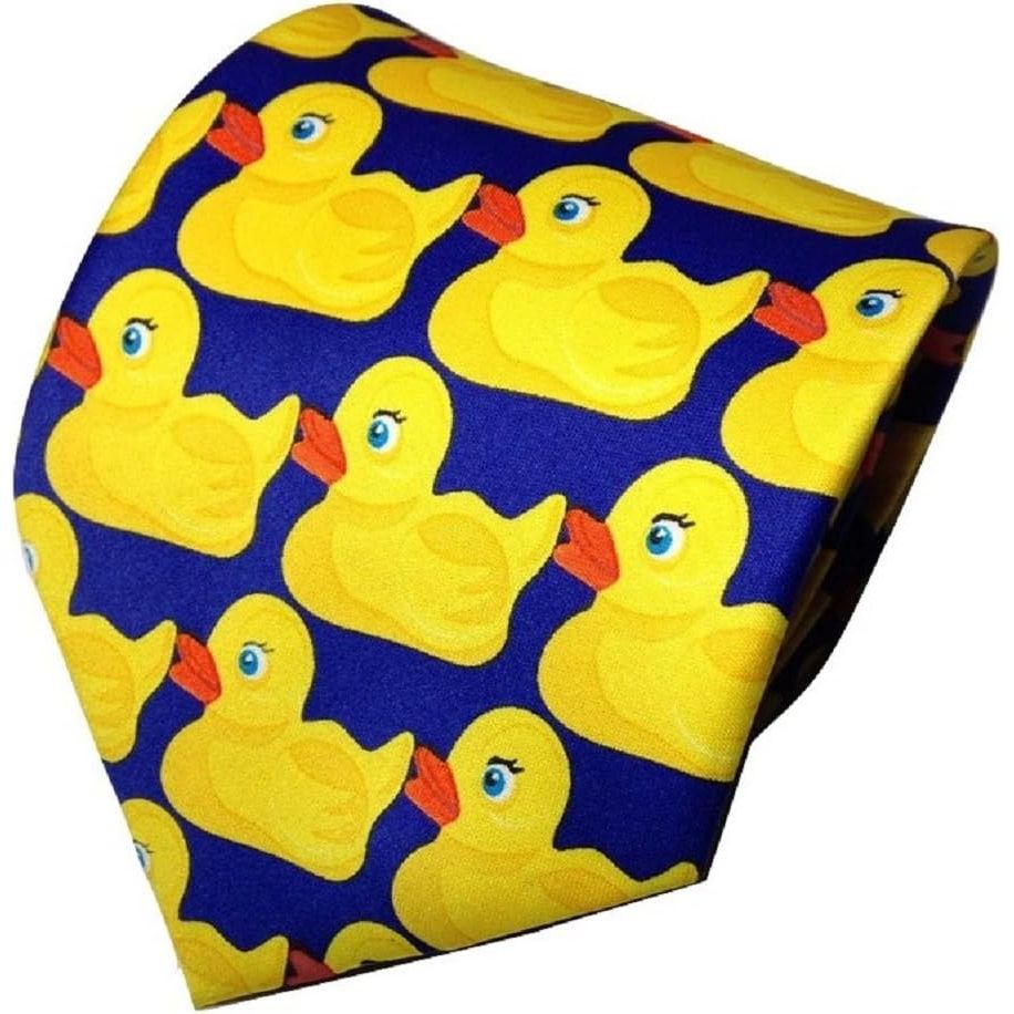 Buy now TrendyLuz Rubber Duck Necktie Barney Ducky Tie at indiglob india
