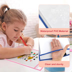 BEVTEE 8 Pcs Dry Erase Pocket Sleeves 10×14 in, Clear Paper Sheet Protector