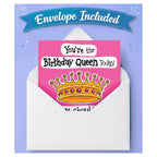 Funny Birthday Card for Women, Her & Friends! Hilarious Birthday Queen Joke