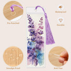 60 Pack Bookmarks with Sleeves & Tassels – Blank Watercolor Paper Bookmarks for DIY Painting, Reading, Classroom Crafts & Gift Tags
