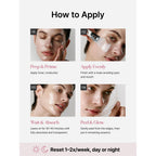 Caviar Glow Collagen Wrapping Mask, Korean Peel-Off Mask, Glass Skin face