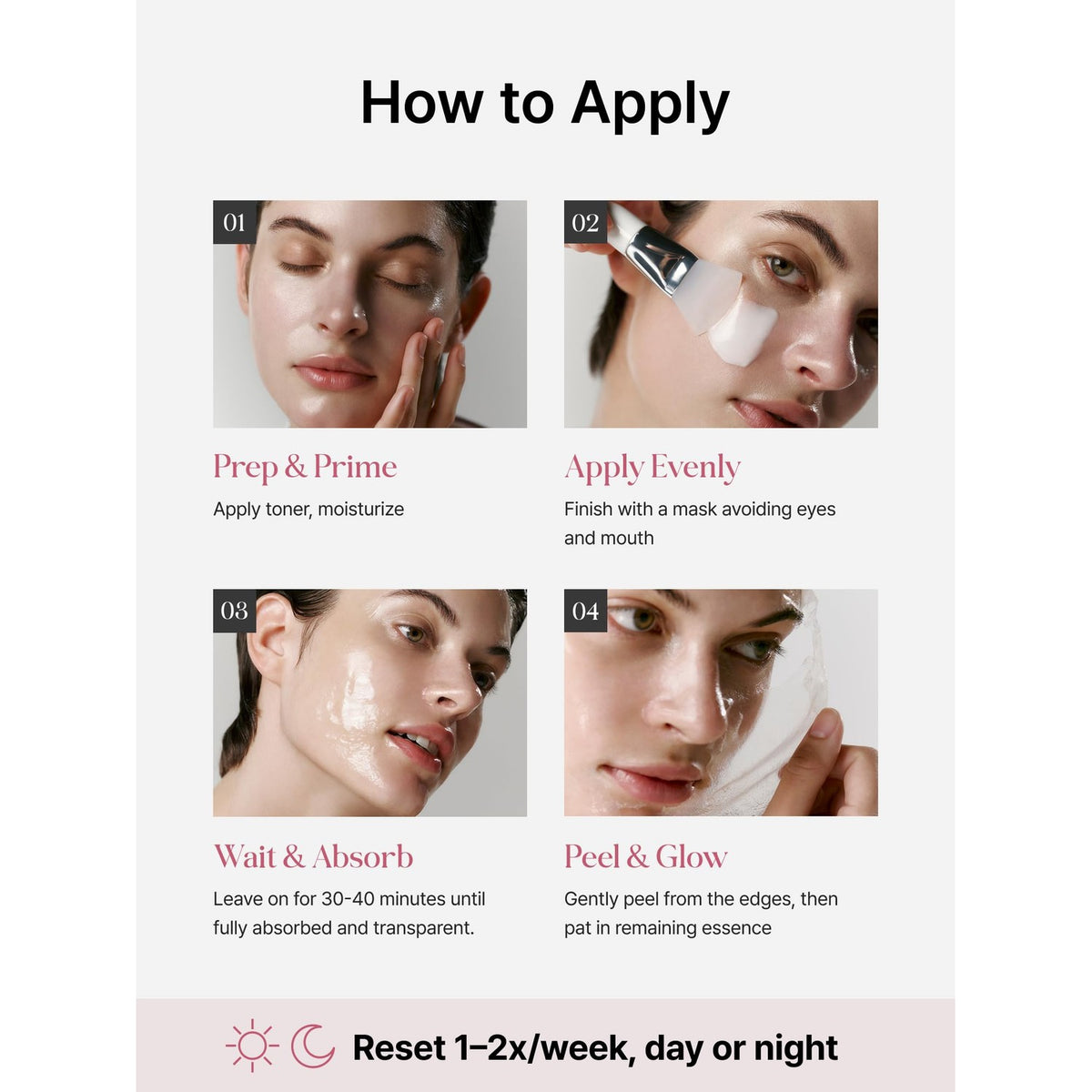 Caviar Glow Collagen Wrapping Mask, Korean Peel-Off Mask, Glass Skin face