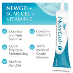 Buy now Advanced High-Potency Silicone Scar Gel with Vitamin E for Old, New Scars, Surgery, Keloids, Burns, and Facial Blemish Scars, NewGel Plus by MyNewGel (15 Grams) - 0.50 oz at indiglob india