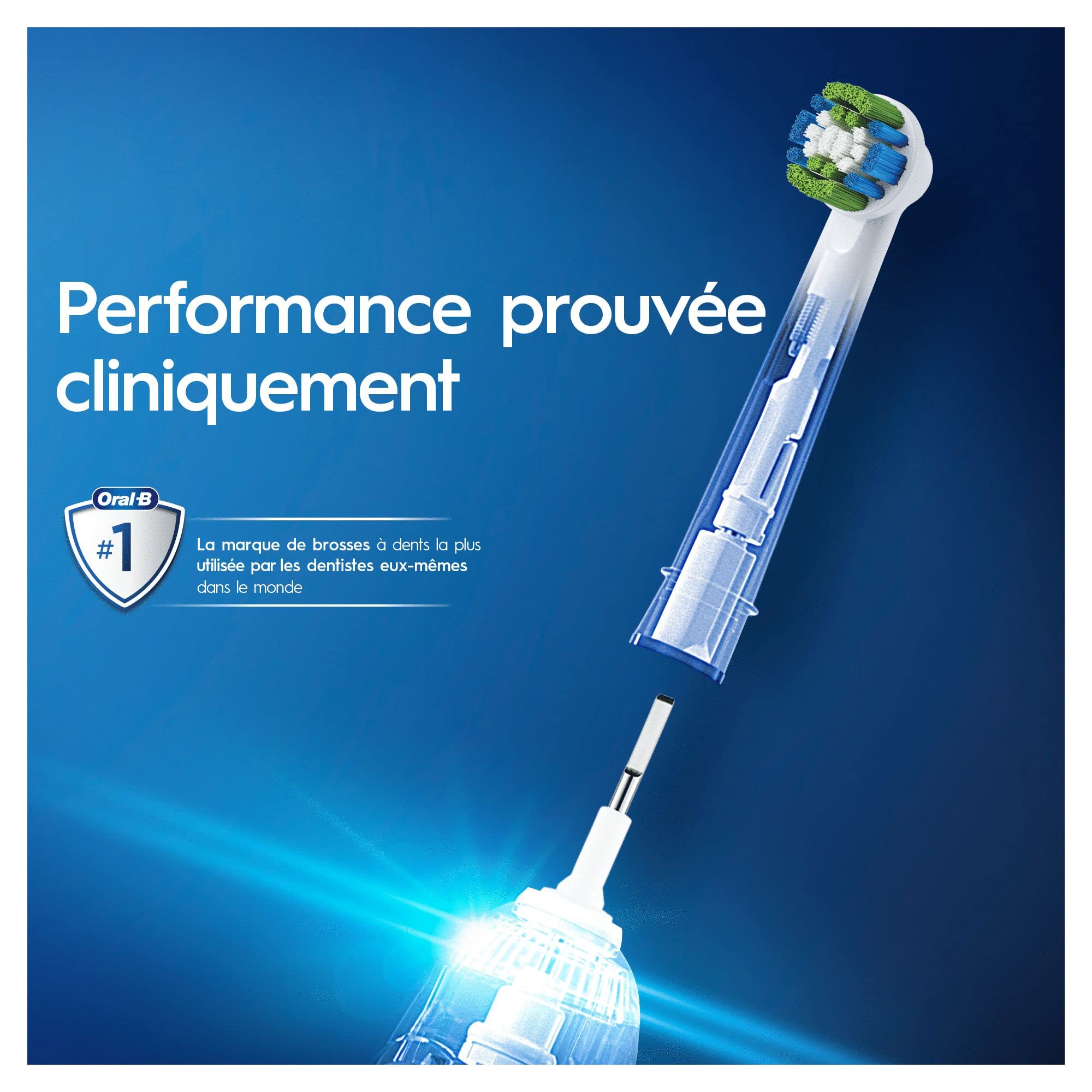 Buy now Oral-B Precision Clean Set of 10 Brushes with Cleanmaximiser Technology Special Format Letterbox 10 Units at indiglob india