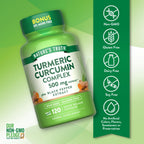 Nature's Truth Turmeric Curcumin | 120 Capsules | with Black Pepper Extract