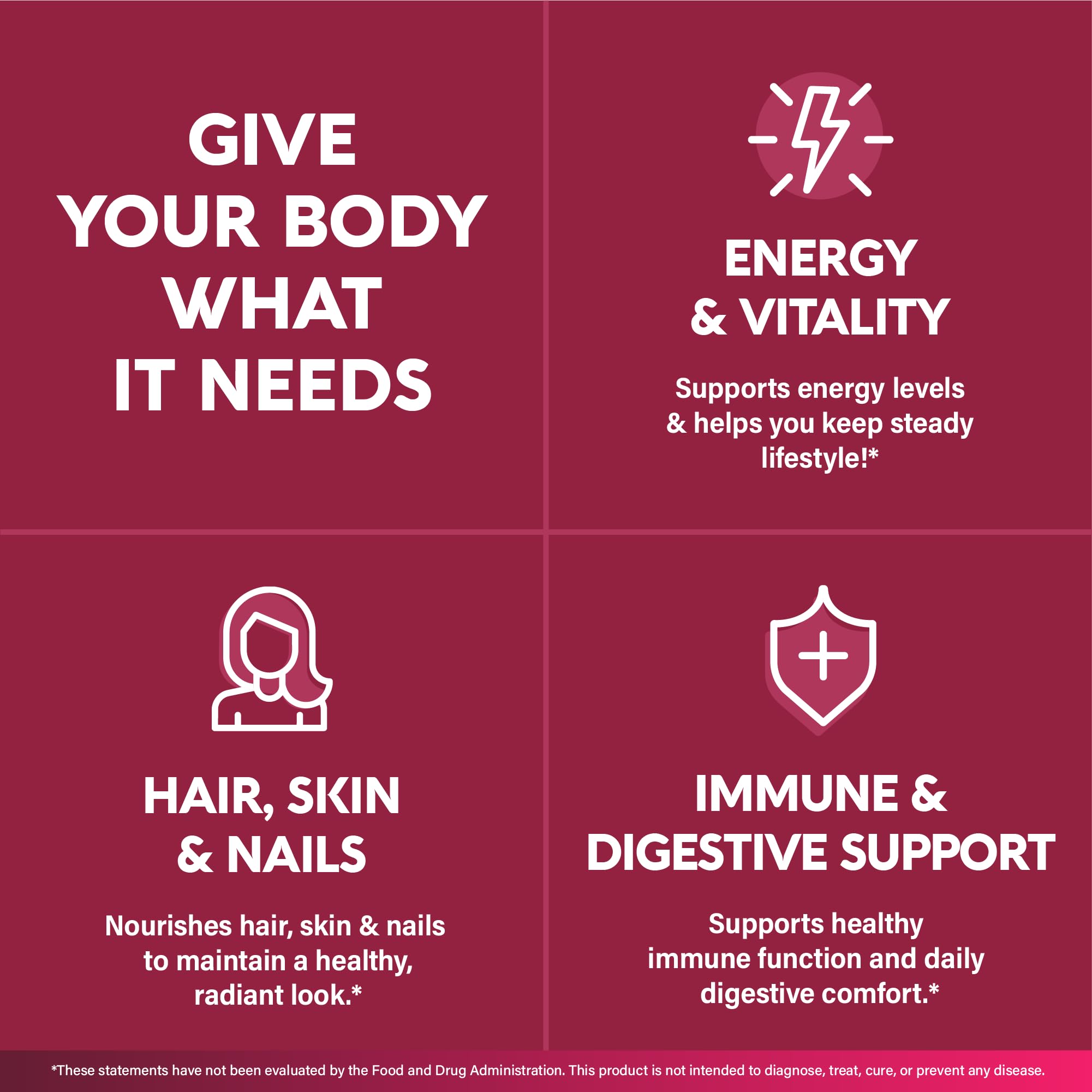 Multivitamin for Women 47in1 - B-Complex, Biotin, D3 & K2, Iron - 90 Caps | Womens Multivitamin - Whole Foods | Hair Growth Support | Digestion & Metabolism - Bioavailable & Gentle on Stomach - 1/Day