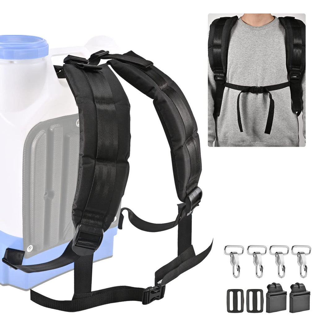 Backpack Sprayer Replacement Straps with Spare Hooks and Accessories, Compatible with Most Backpack Sprayers, Including Chapin 60114, 61800, 63924, 60124 Series and Other Brands