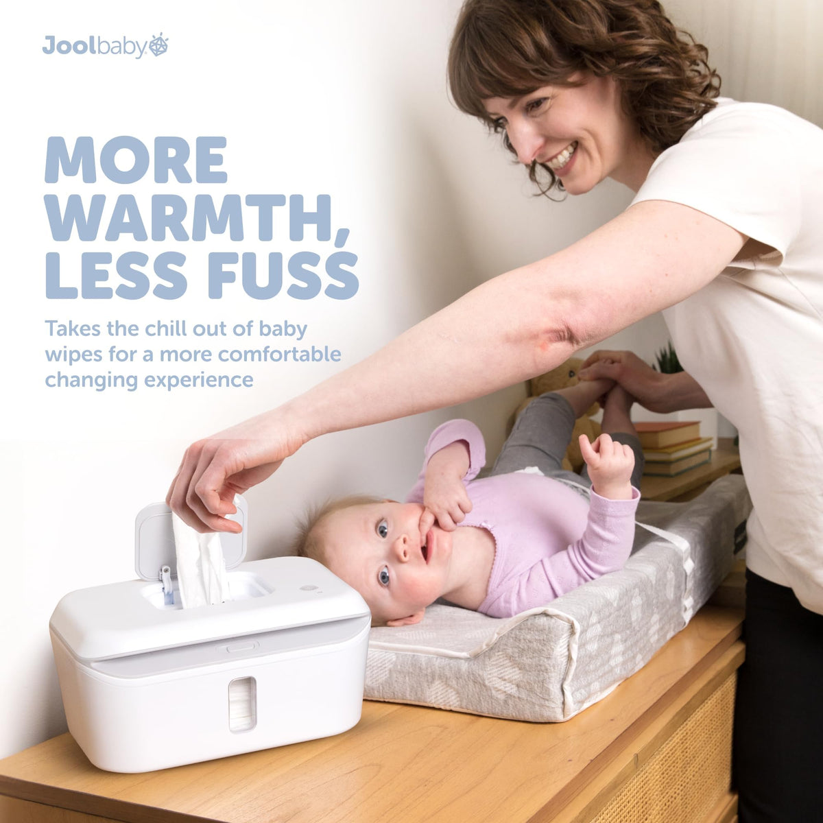 Jool Baby Wipe Warmer & Dispenser with LED Changing Light