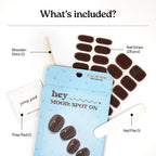 Heyhae Semi Cured Gel Nail Strips - Hey, Mood: Spot on