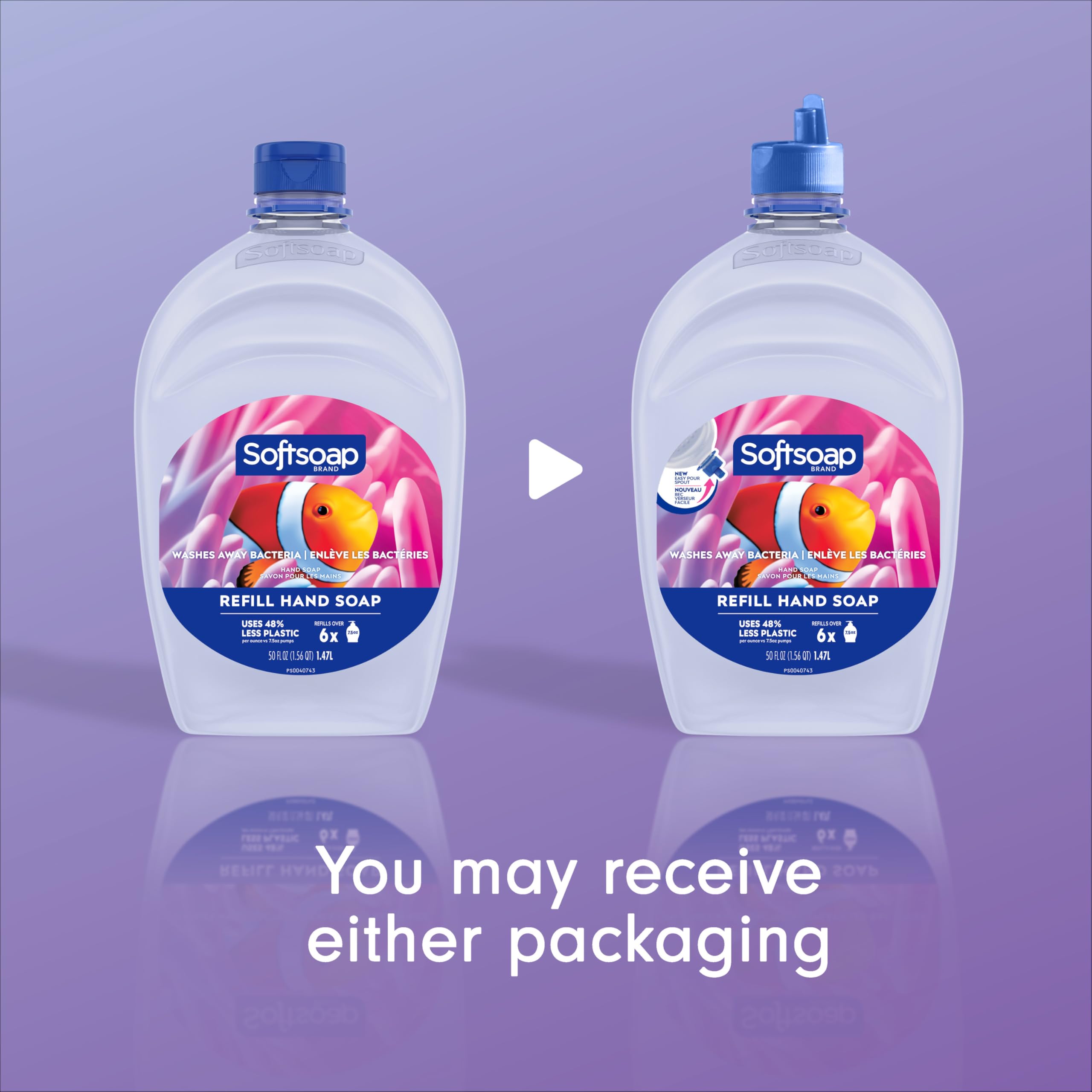 Buy now Softsoap Aquarium Liquid Hand Soap, Kitchen and Bathroom Hand Soap, 50 fl oz Refill at indiglob india