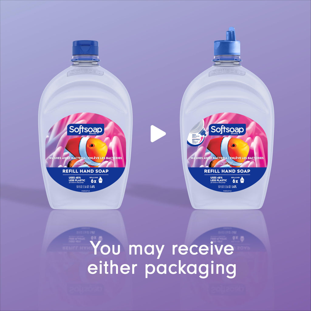 Buy now Softsoap Aquarium Liquid Hand Soap, Kitchen and Bathroom Hand Soap, 50 fl oz Refill at indiglob india