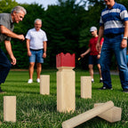 Juegoal Kubb Game Set Backyard Game Set Outdoor Tossing Game Set with Carrying Bag