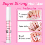 Buy now Makartt Super Strong Nail Glue for Press On Nails: Professional Acrylic Nails Nail Adhesive Bond Nail Tips Glue for Stick On Nails Long Lasting Nail Glue for Fake Nails Broken Nails Repair 10Pcs at indiglob india