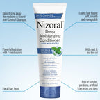 Nizoral Deep Moisturizing Conditioner, 9.4 oz, Anti-Dandruff Conditioner | Mint and Tea Tree Oil, Sulfate and Paraben Free, No Artificial Fragrance, For All Hair Types