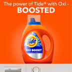 Buy now Tide Ultra Oxi Boost Liquid Laundry Detergent, 117 fl oz, 83 Loads, Advanced Stain Remover, Laundry Detergent Liquid with Extra Oxi Power at indiglob india