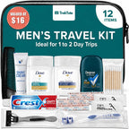 5 Pack Men’s Bulk Hygiene Kits – 12-Piece Premium Brand-Name Toiletries