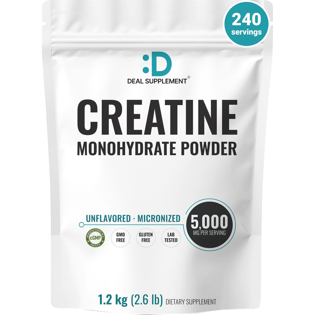 Micronized Creatine Monohydrate, 60 Servings, 5g Per Serving (300g/0.7lb) | Fast Absorbing & Unflavored | Supports Strength, Power & High-Intensity Training* | Vegan, Keto, Non-GMO