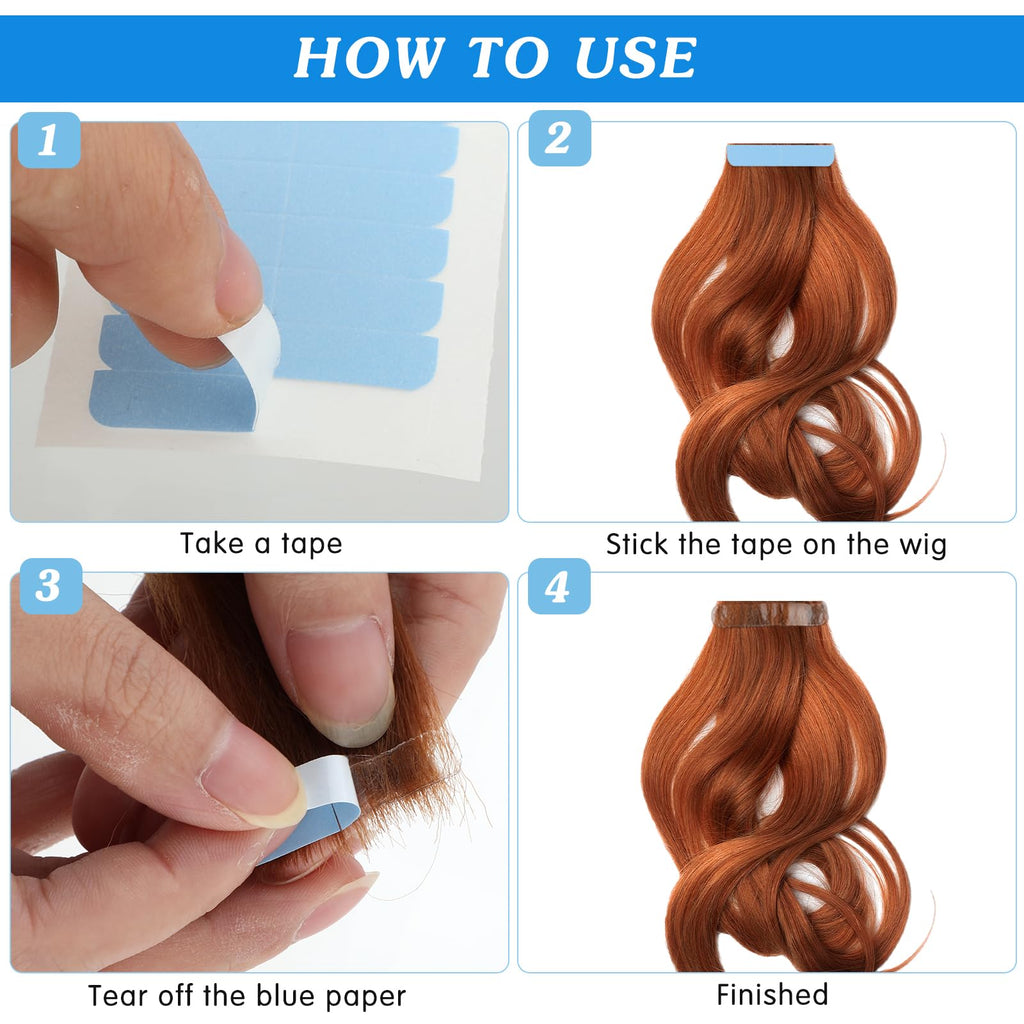 Mabor 240Pcs Tape for Hair Extensions, Replacement Tape for Hair Extensions