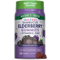 Nature's Truth Kids Elderberry Gummies | 50 Count | with Zinc and Vitamin C